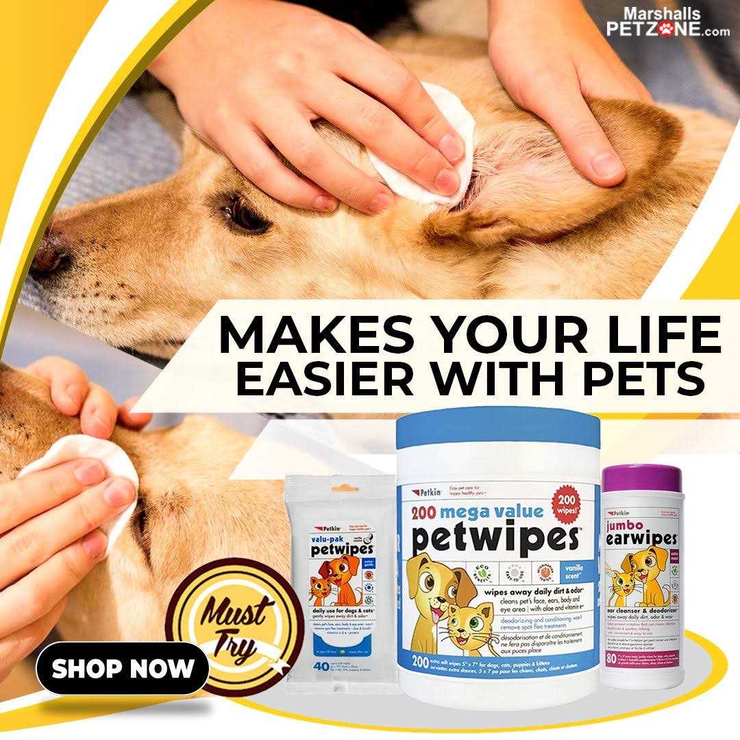 Petkin Petwipes Dog & Cat Wipes - Healthber