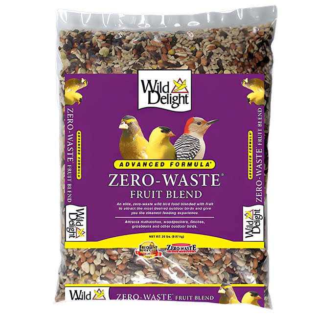 Wild Delight Zero Waste Fruit Blend Bird Food - Healthber