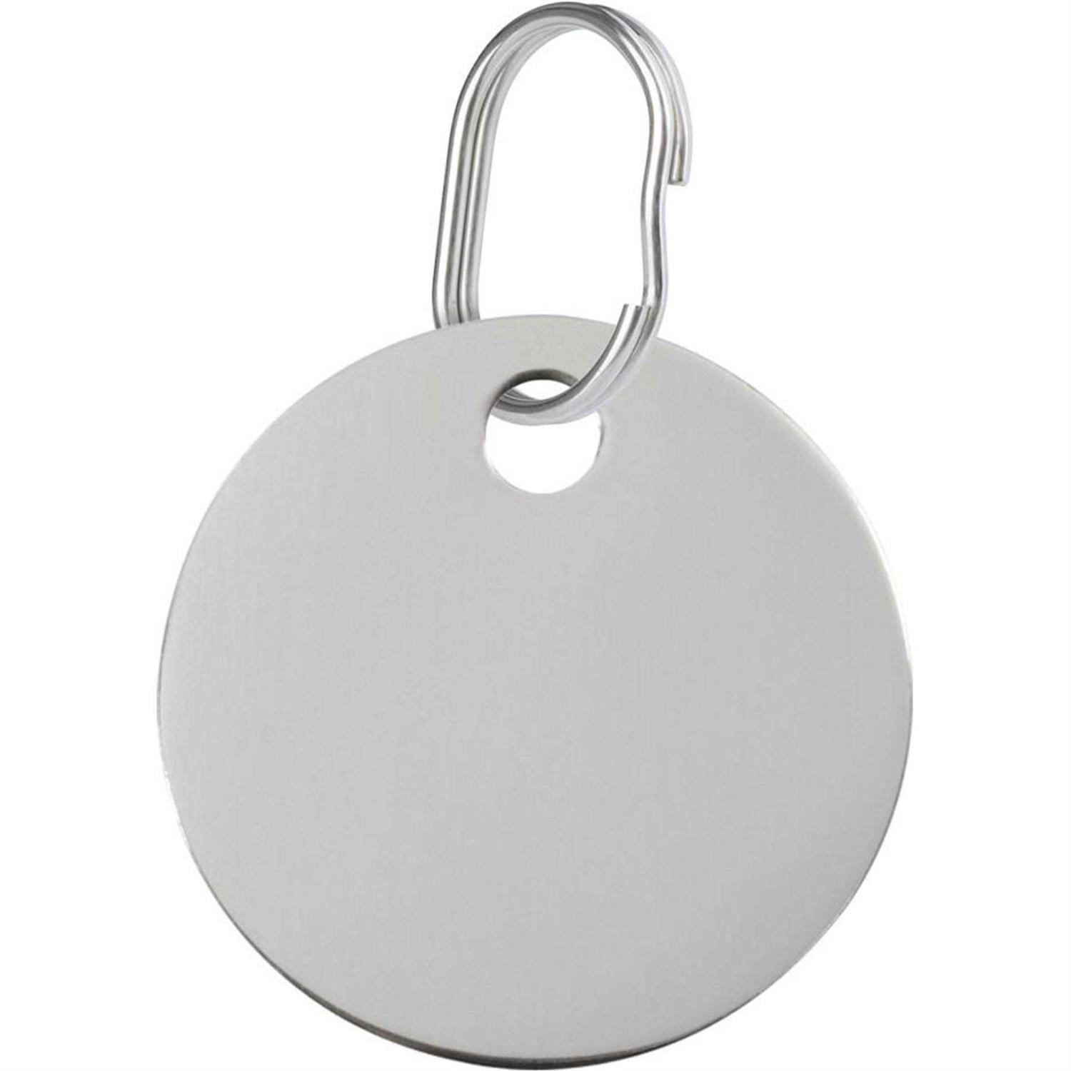 Red Dingo Circle Pet ID Dog Tag - Healthber