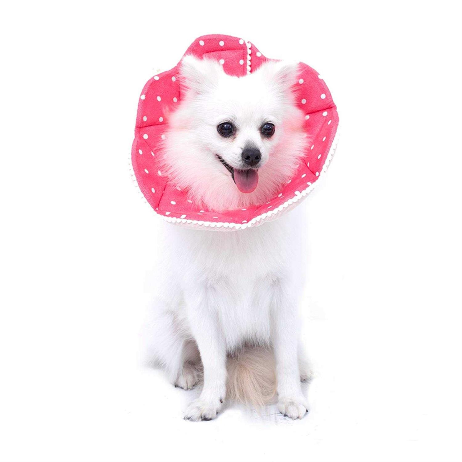 WZ PET Soft Cat Recovery Collar,Adjustable Dog Cat Cone,Dog Protective Cone Collar Surgery,for Cats and Puppy,Small - Healthber
