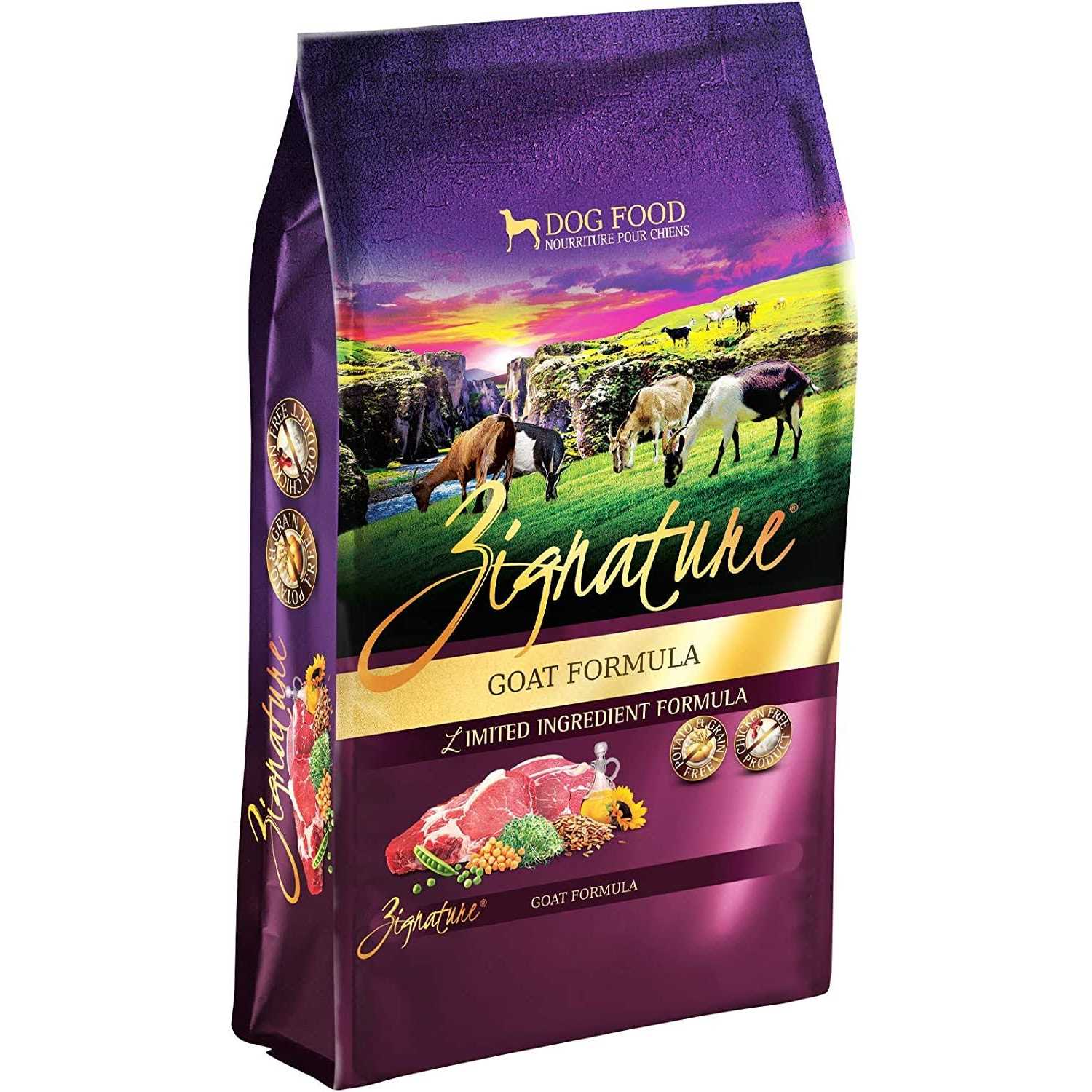Zignature Goat Formula Limited Ingredient Dry Dog Food - Healthber