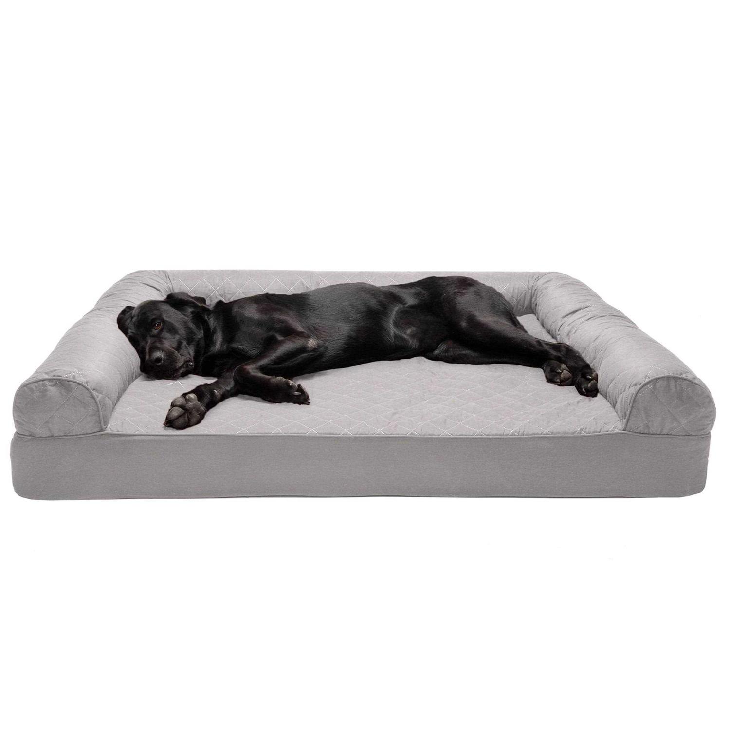 FurHaven Pet Quilted Sofa Dog Bed - Healthber