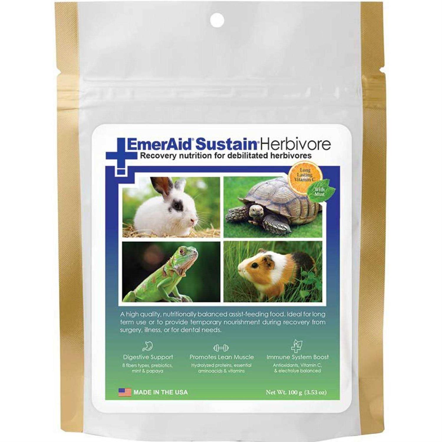 Lafeber EmerAid Sustain Herbivore Recovery Small Animal Food - Healthber