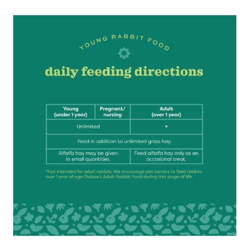 Oxbow Simple Harvest Young Rabbit Food - Healthber