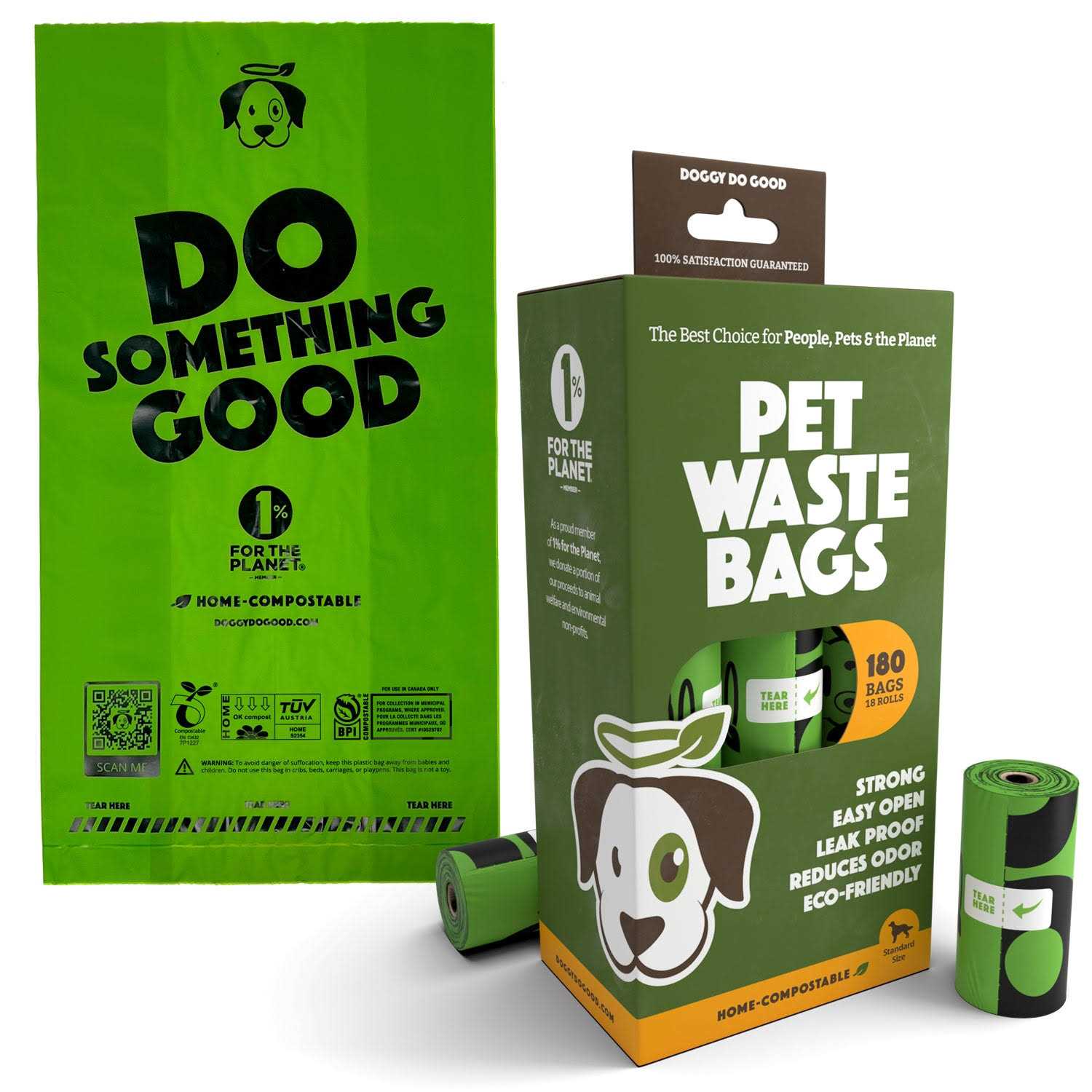 Doggy Do Good Poop Bags Dog Waste Bags Unscented - Healthber