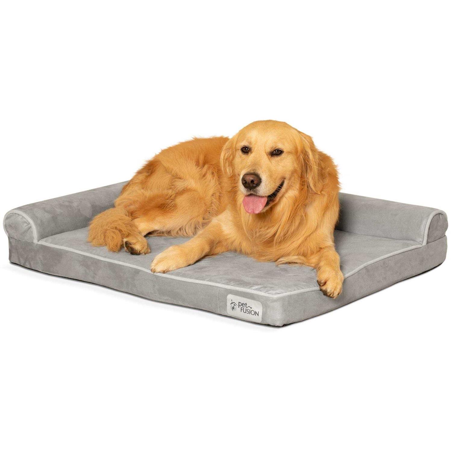 PetFusion BetterLounge Orthopedic Memory Foam Dog Bed - Healthber
