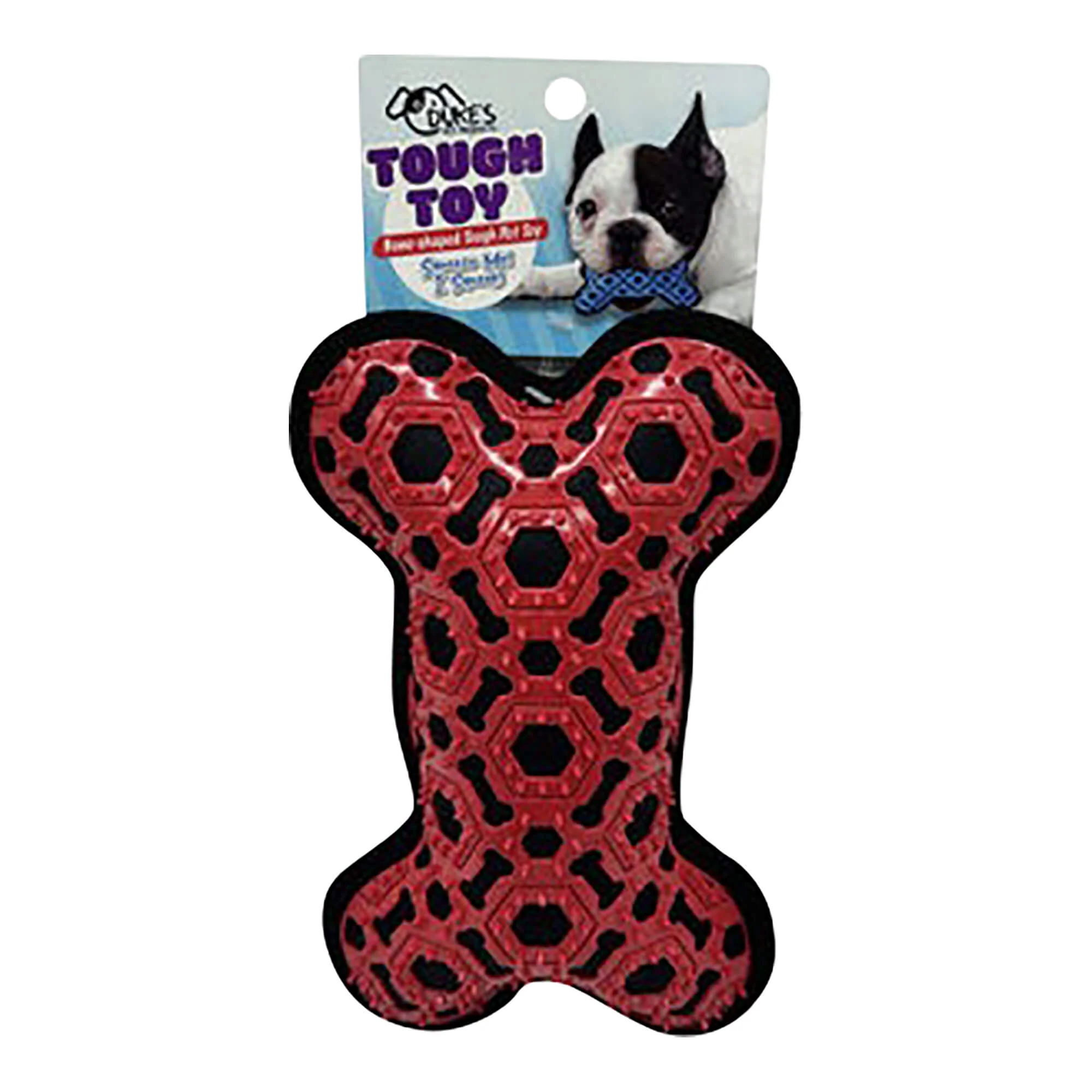 Bone-Shaped Squeaking Fetch Toy, 8.65