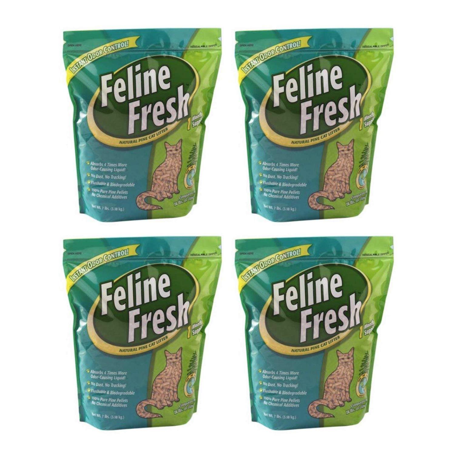 Feline Fresh Natural Pine Cat Litter - Healthber