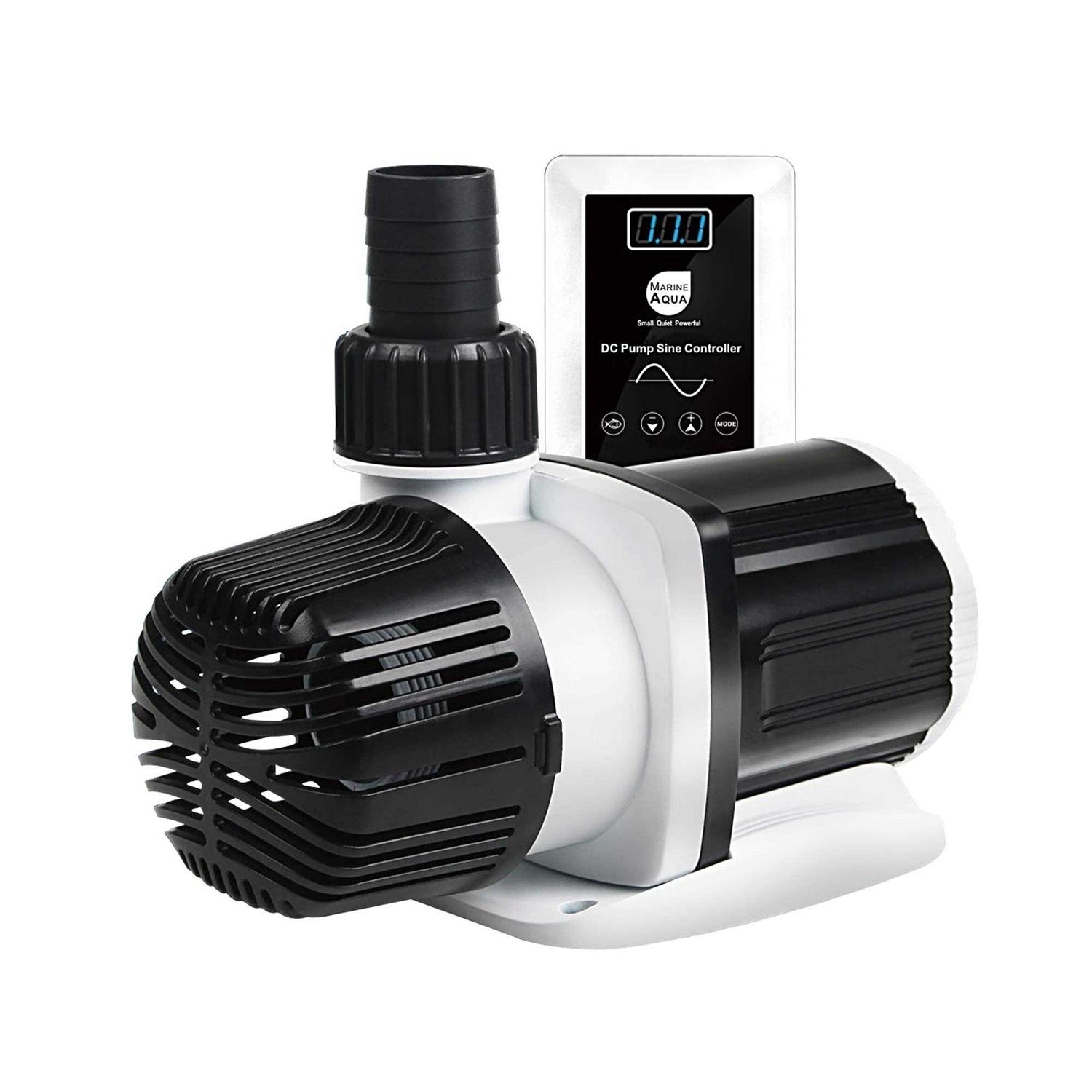 Orlushy DC-4000 Silent Swirl Controllable DC aquarium Pump 25W 1050GPH-marine wavemaker return Pump with sine wave Controller for salt/Freshwater - Healthber