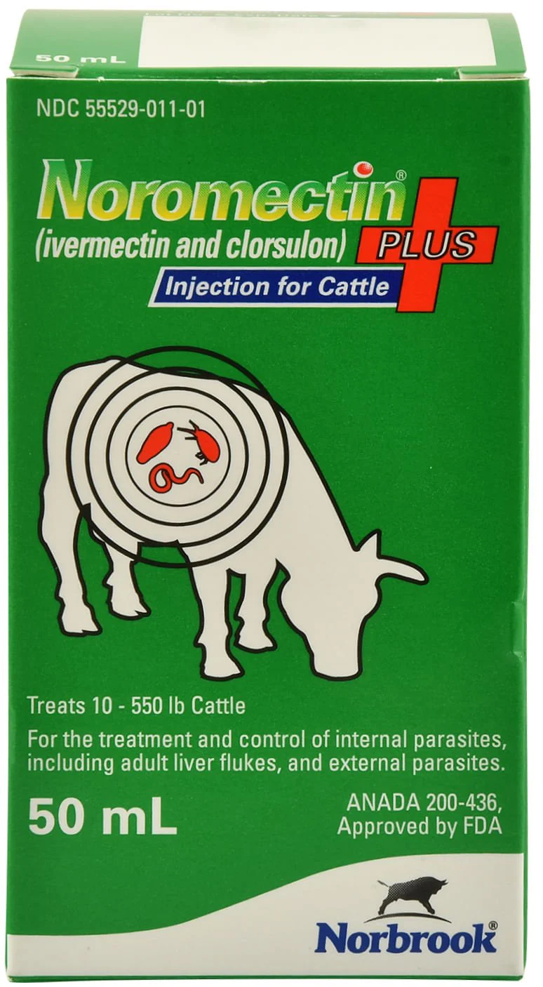 Noromectin Plus Injection Cattle Dewormer - Healthber
