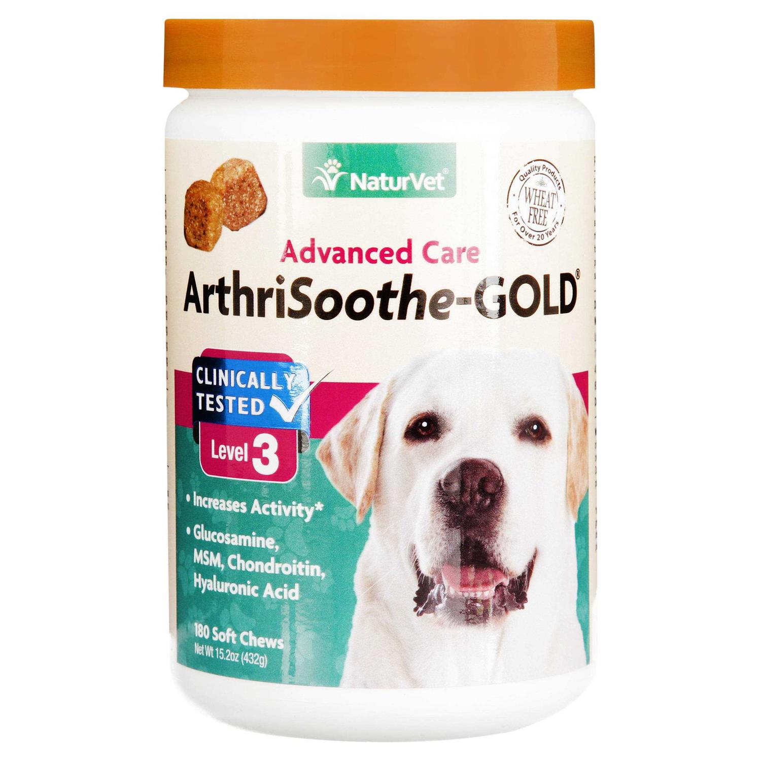 NaturVet ArthriSoothe Gold Advanced Care Soft Chews - Healthber