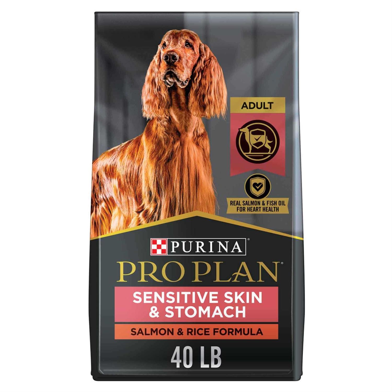Purina Pro Plan Sensitive Skin & Stomach Salmon & Rice Formula Dry Dog Food - Healthber