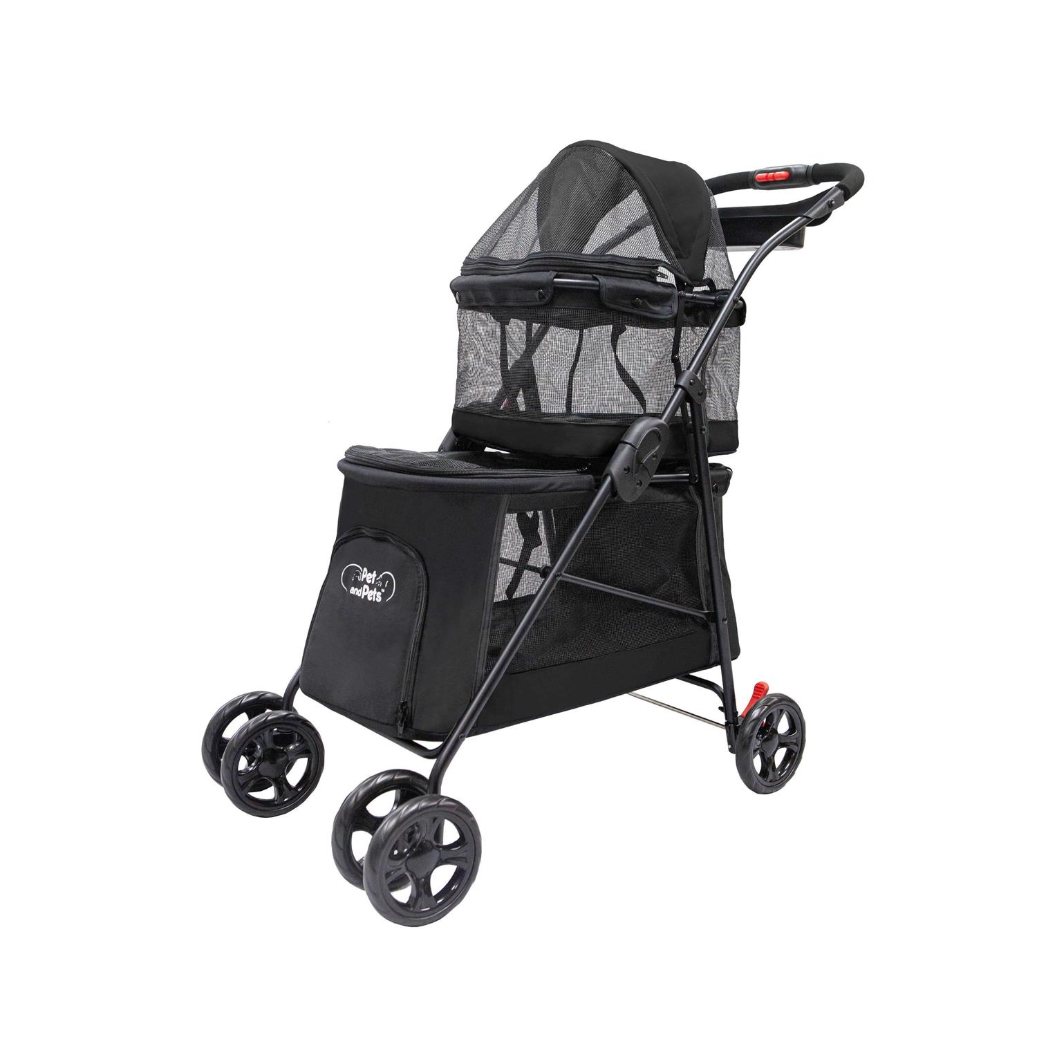 Petique Double Decker Pet Stroller - Healthber