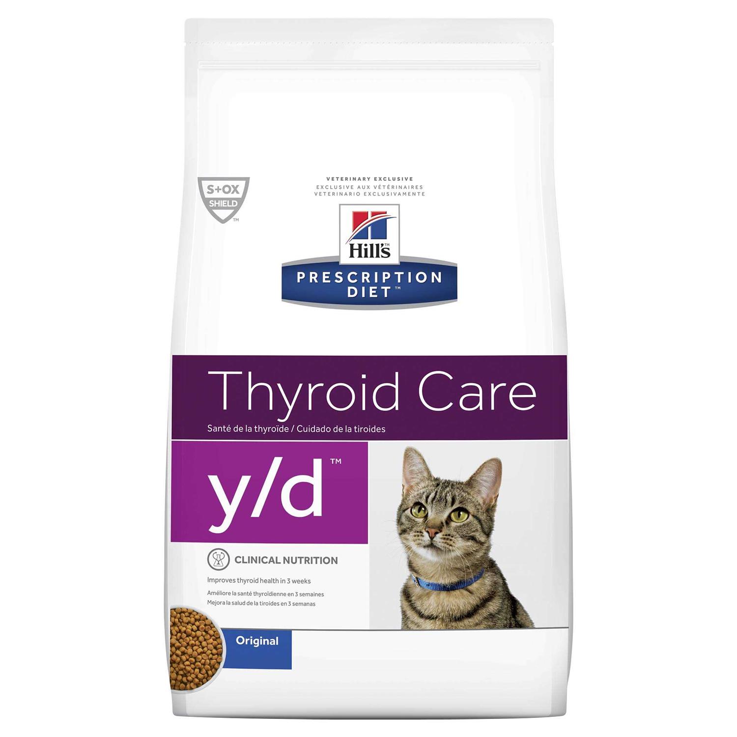 Prescription Diet y/d Feline Thyroid Care Dry Food - Healthber