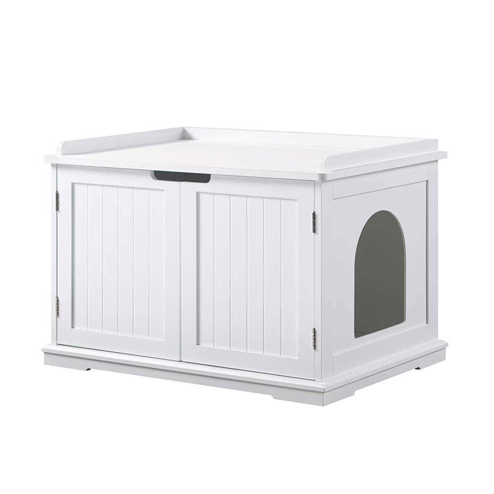 Unipaws Cat Washroom Bench Litter Box Cover - Healthber