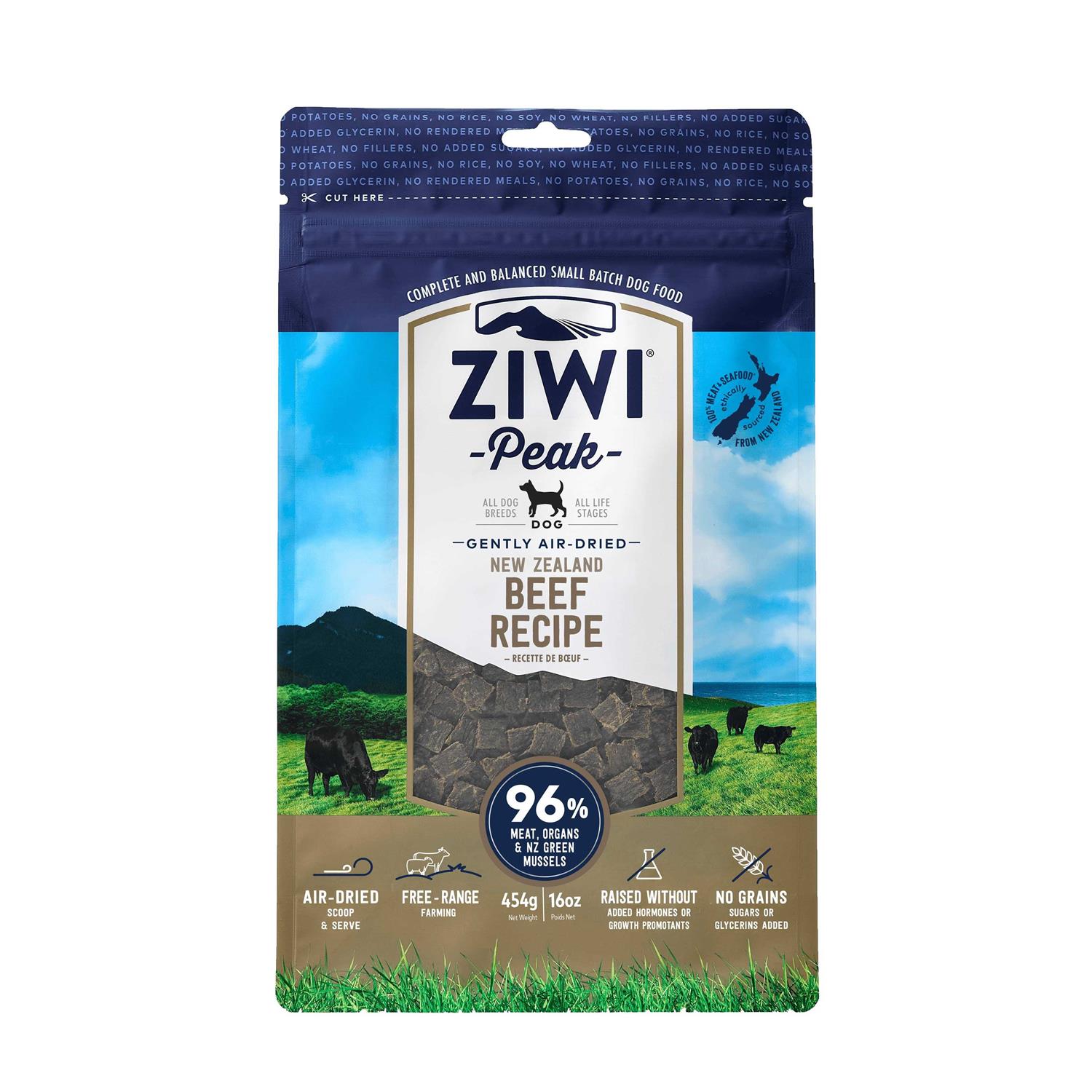 Ziwi Peak Air Dried Beef Dog Food - Healthber