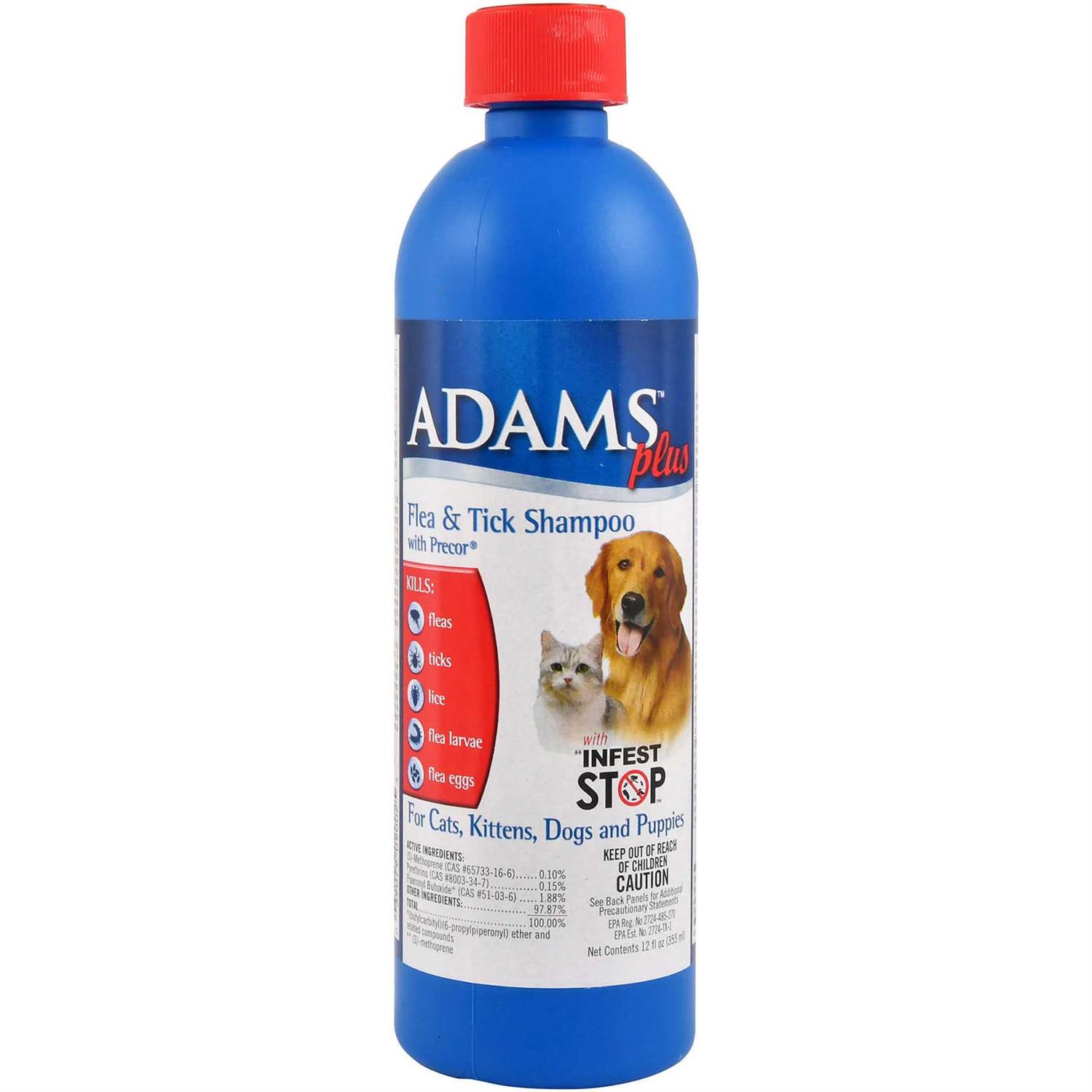 Adams Plus Flea Tick Shampoo - Healthber