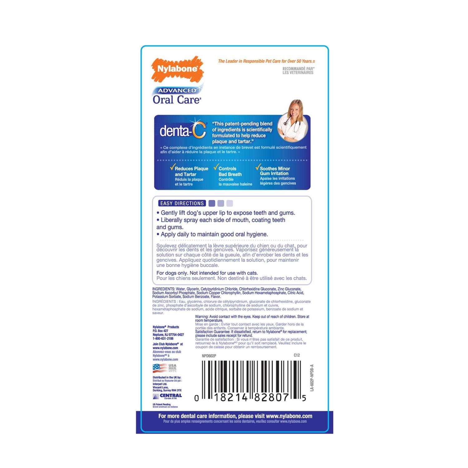 Nylabone Advanced Oral Care Dental Spray - Healthber