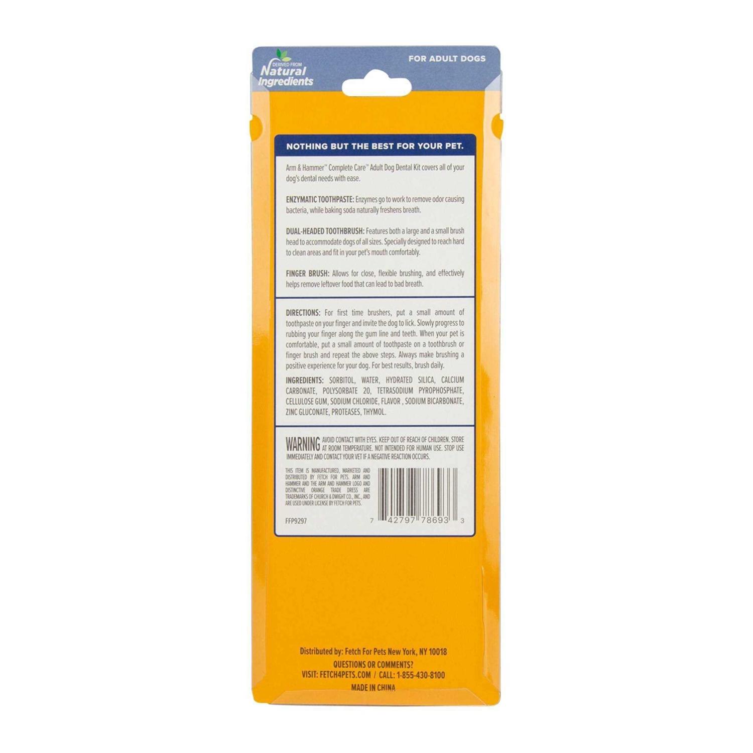 Arm & Hammer Complete Care Dog Dental Kit - Healthber