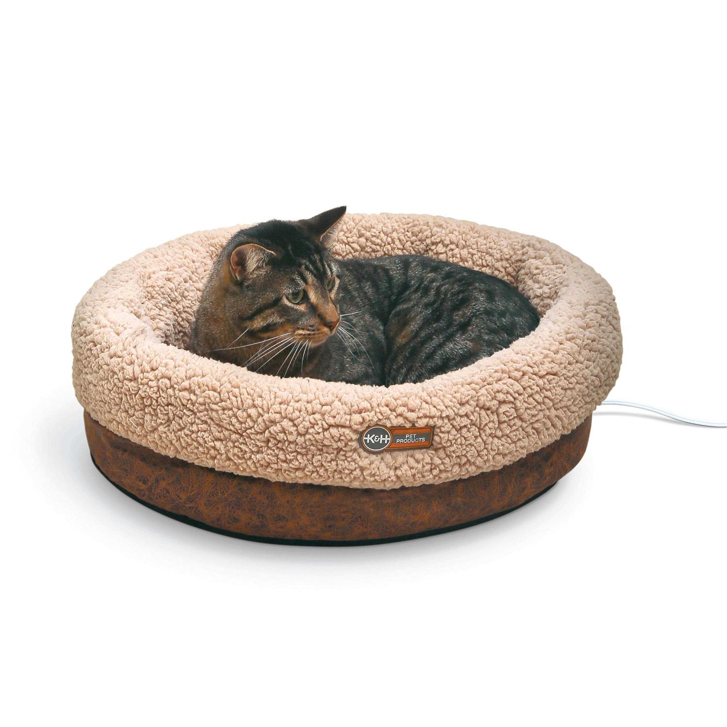 K&H Thermo-Snuggle Cup Pet Bed Bomber - Healthber