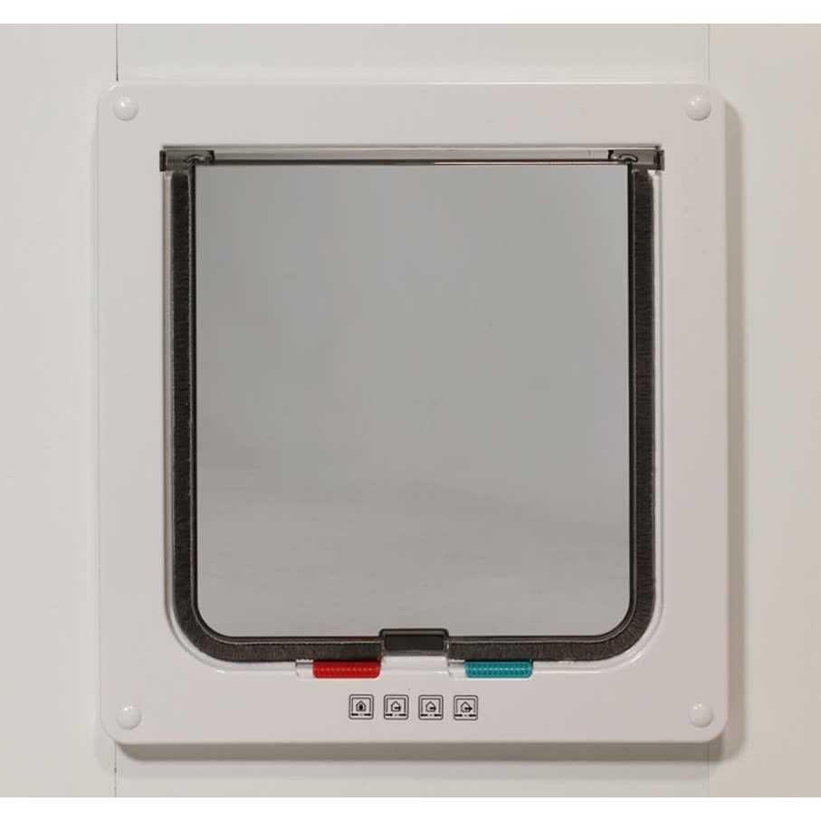 Whiskers & Windows Cat Door for Sash Windows Adjustable & Easy-to-Install Window Pet Door with Durable Aluminum Frame - Healthber