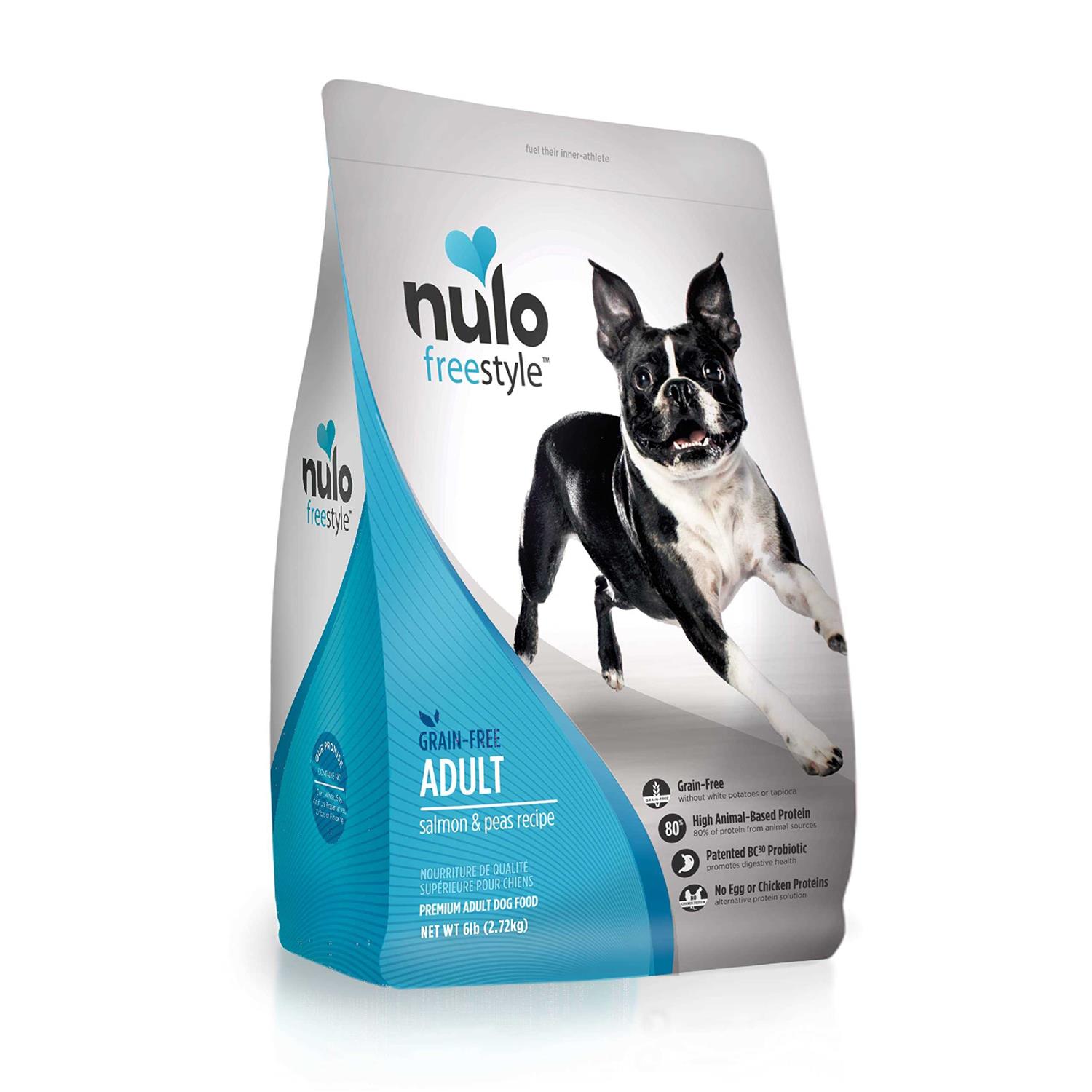 Nulo Freestyle Adult Salmon & Peas Grain-Free Dry Dog Food - Healthber