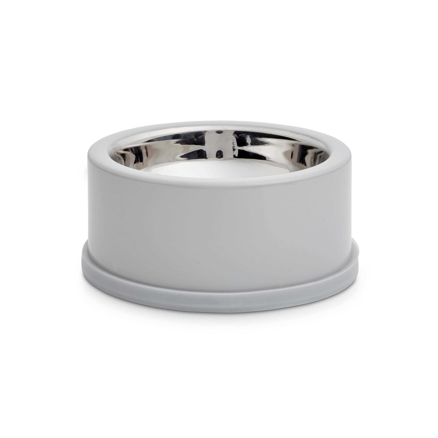 EveryYay Stainless-Steel Grey Dog Bowl - Healthber