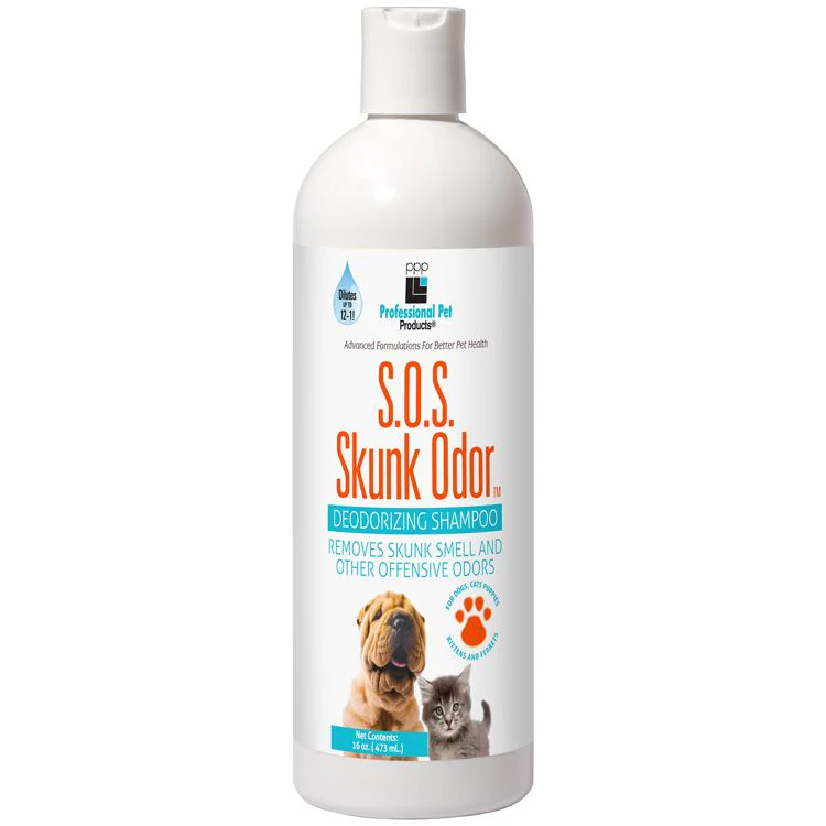 Skunk Odor Shampoo (SOS), 16 oz - Healthber