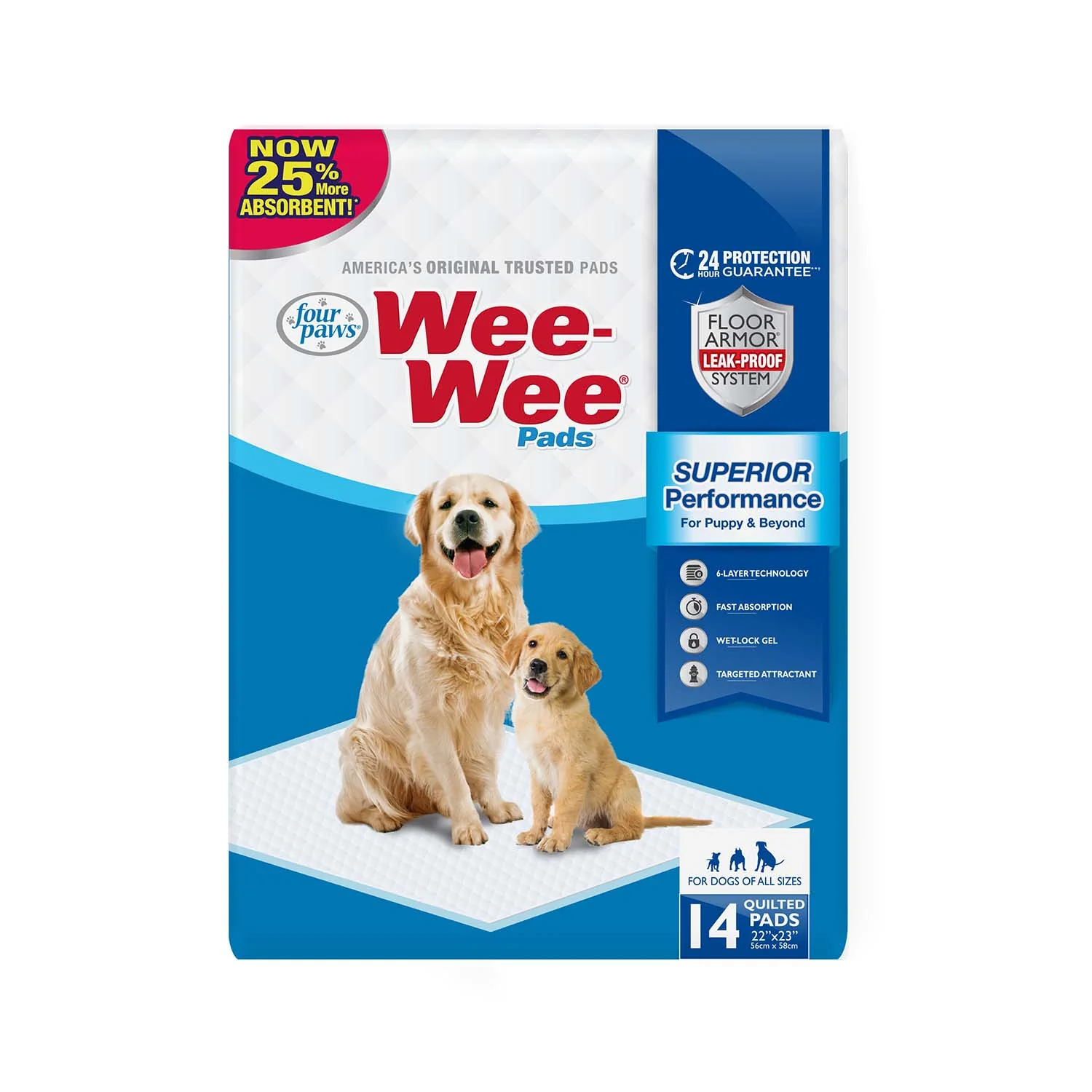 Wee-Wee Superior Performance Dog Pee Pads - Healthber