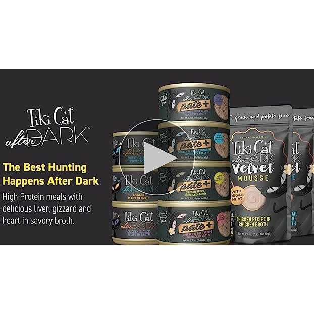 Tiki Cat After Dark Pate+ Variety Pack Wet Cat Food - Healthber