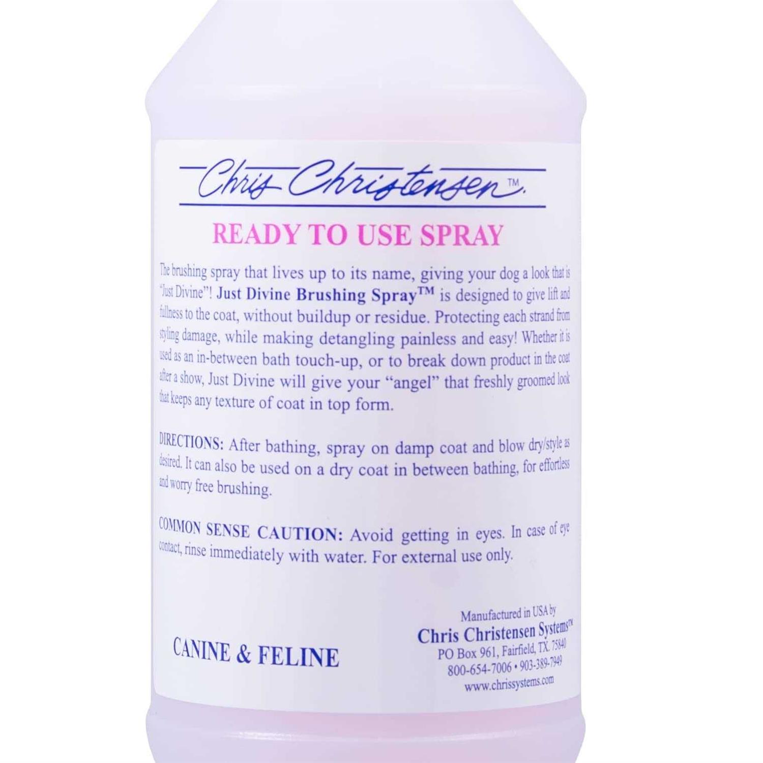 Chris Christensen Just Divine Brushing Spray - Healthber