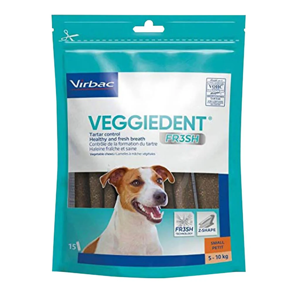 Virbac C.E.T. VeggieDent Fr3sh Dental Chews - Healthber