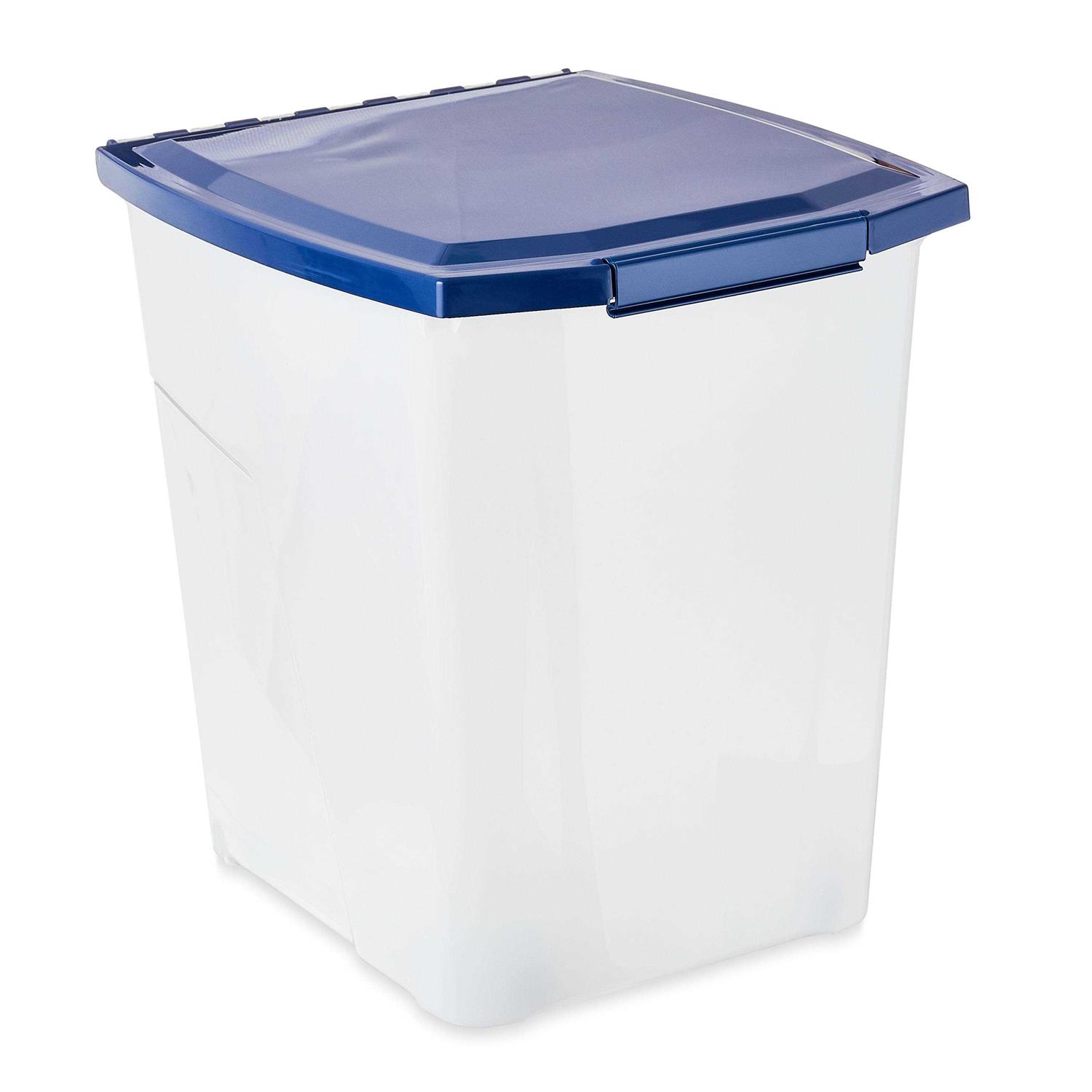 Vibrant Life Plastic Pet Food Storage Container with Locking Lid - Healthber