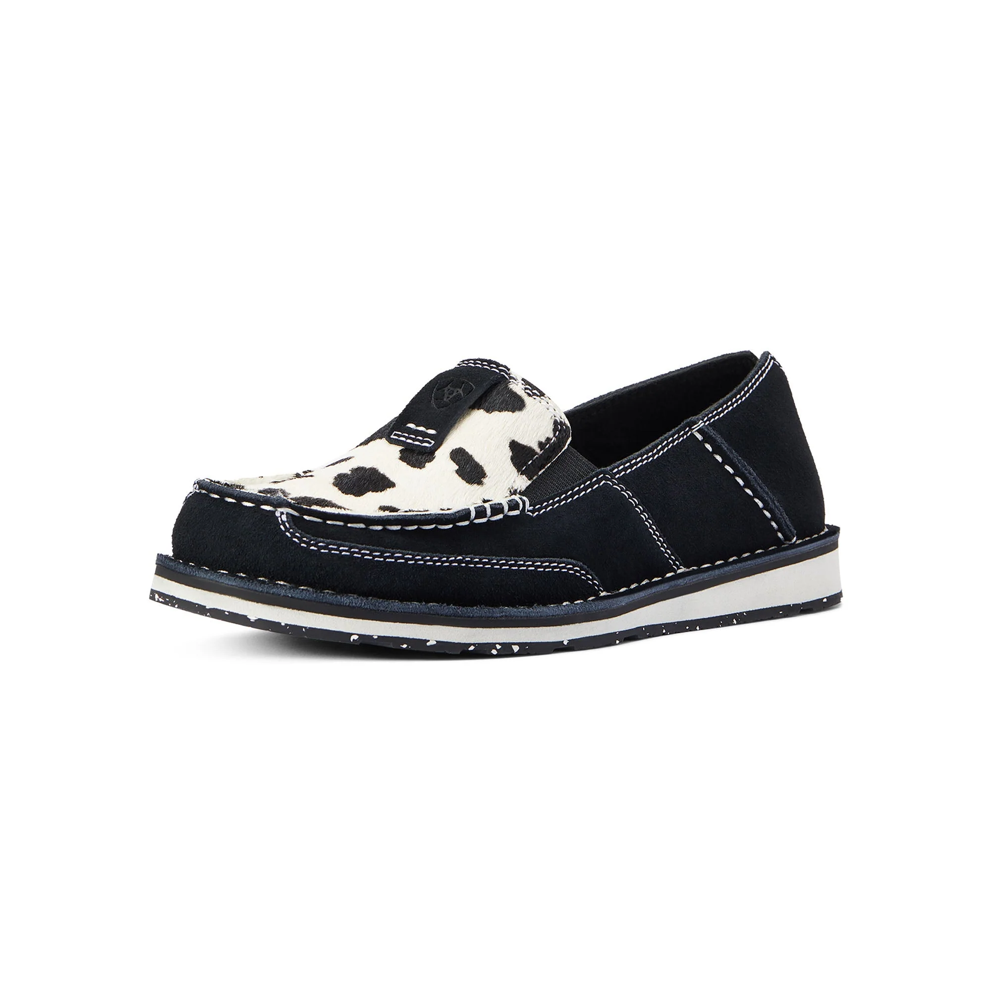Ariat Women's Cruiser, Black and White Hair On - Healthber