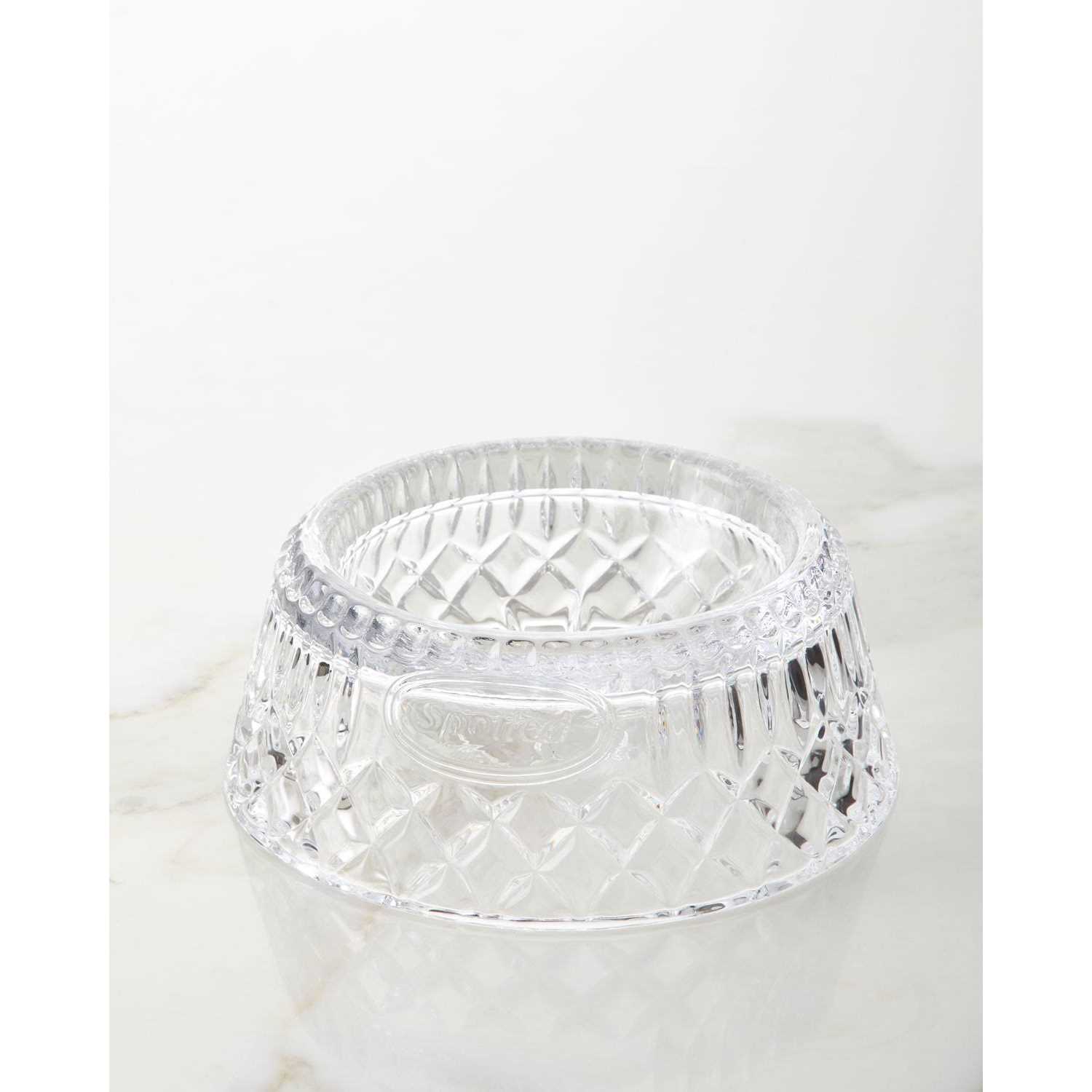 Godinger Crystal Dog Bowl - Healthber