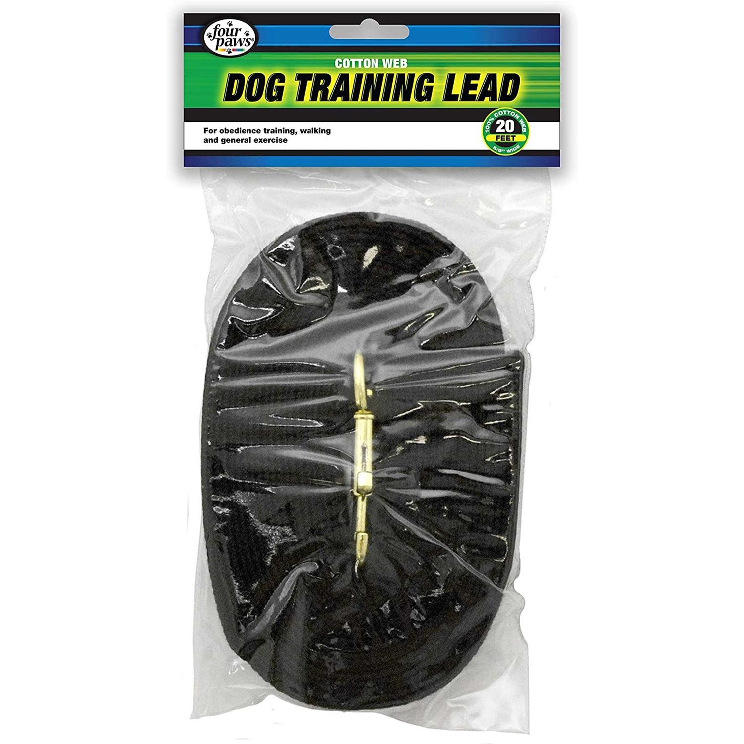 Four Paws Cotton Web Dog Training Lead - Healthber
