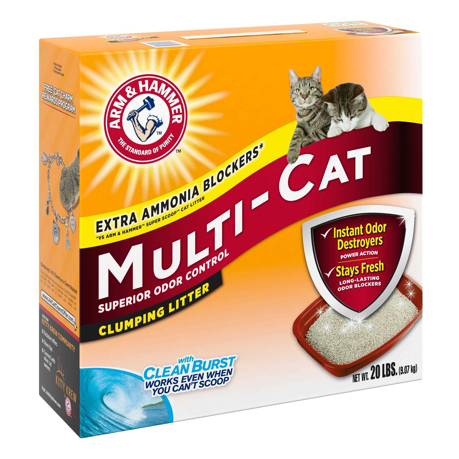 Arm & Hammer Clumping Multi Cat Litter - Healthber