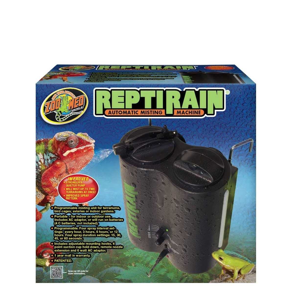 Zoo Med ReptiRain Automatic Misting Machine - Healthber