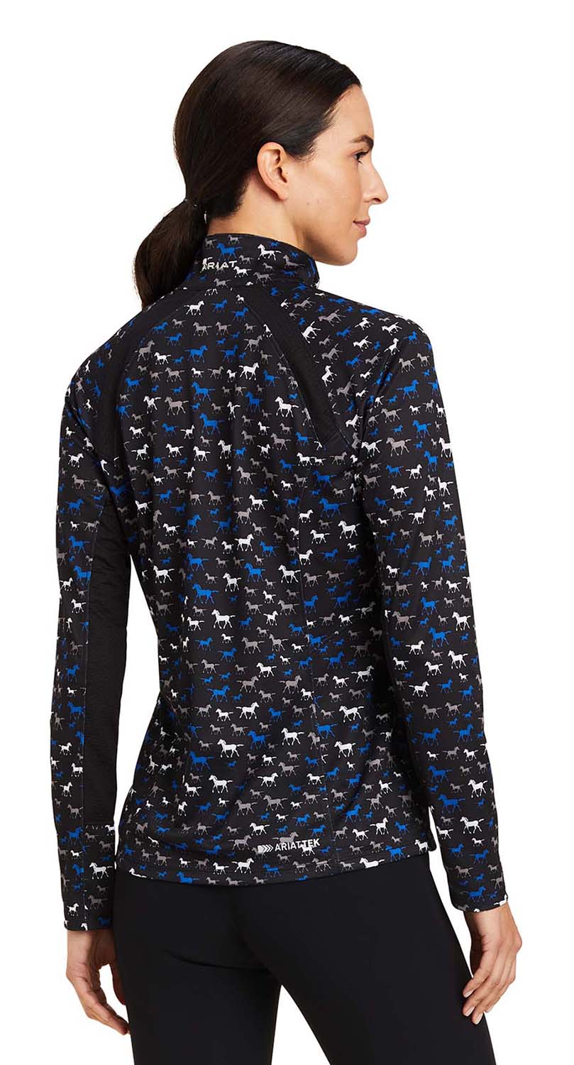 Ariat Women's Sunstopper 2.0 1/4 Zip Baselayer - Healthber