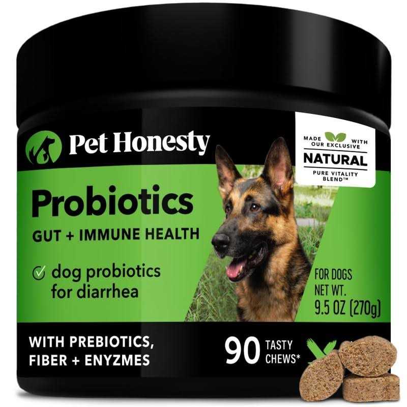 Pet Honesty Probiotics for Dogs Digestive Enzymes Promotes Gut Health - Healthber
