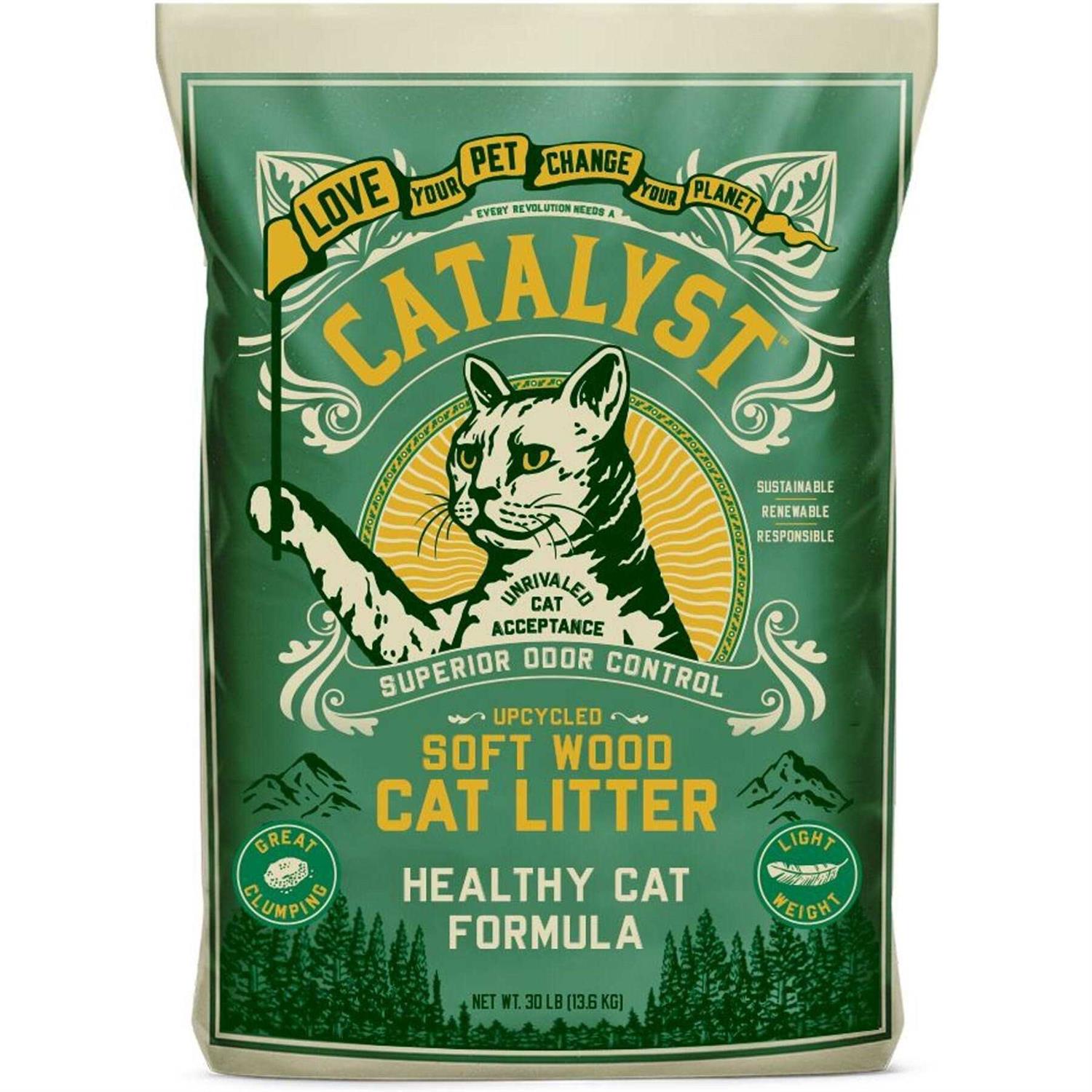 Catalyst Cat Litter Soft Wood - Healthber