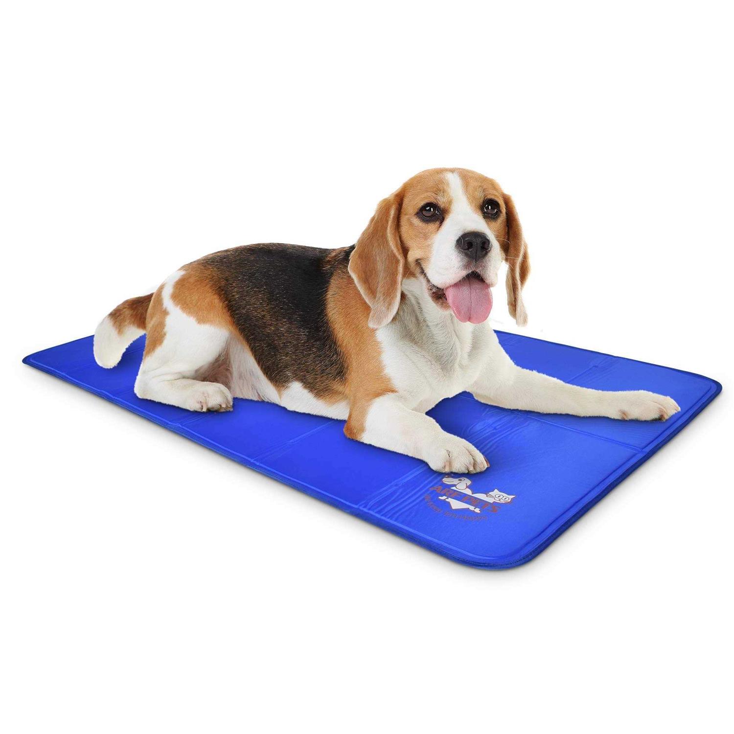 Arf Pets Pet Dog Self Cooling Mat Pad for Kennels Crates and Beds - Healthber
