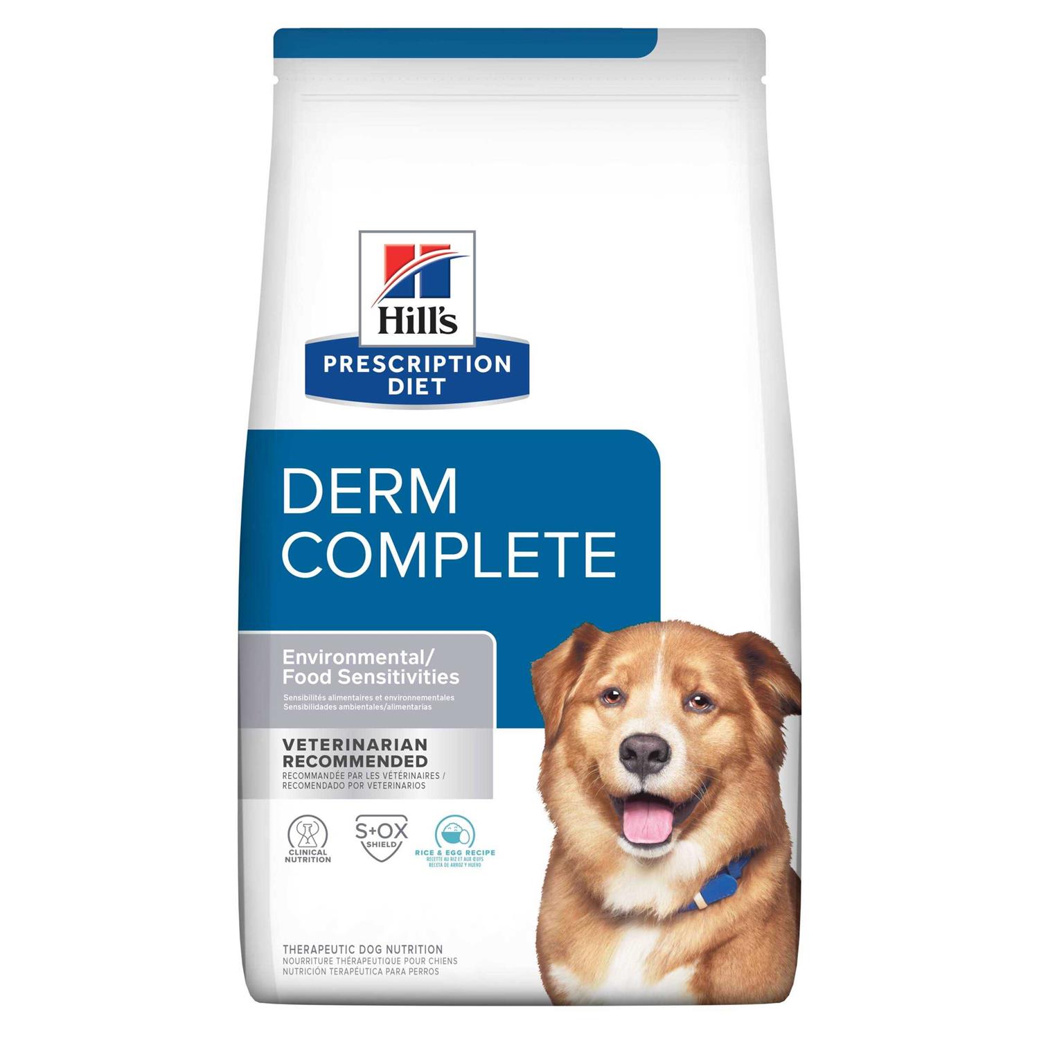 Hill’s Prescription Diet Derm Complete Skin & Food Sensitivities Dry Dog Food - Healthber