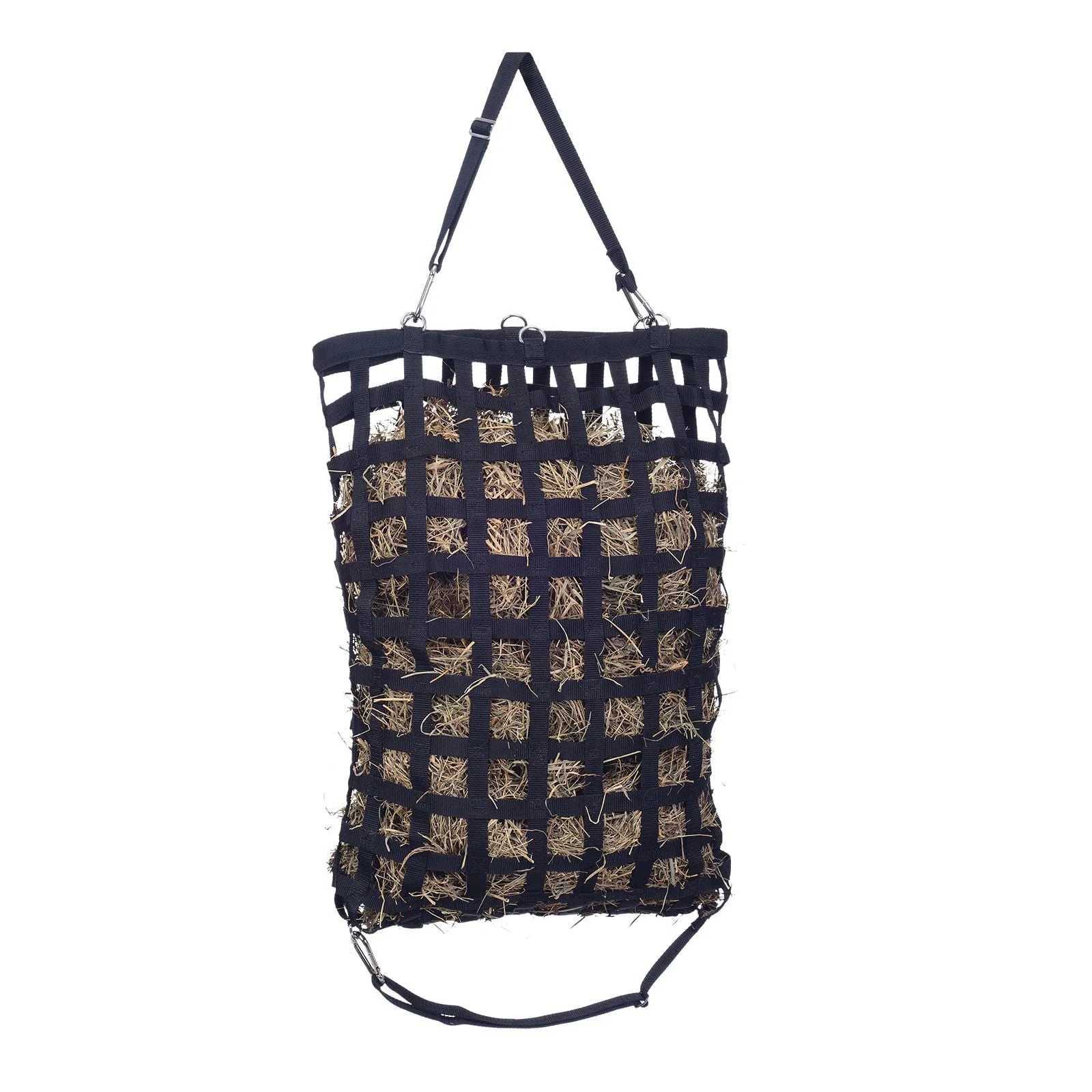 Tough 1 Slow Feed 2x2 Web Hay Net Horse Feeder (Assorted Color) - Healthber