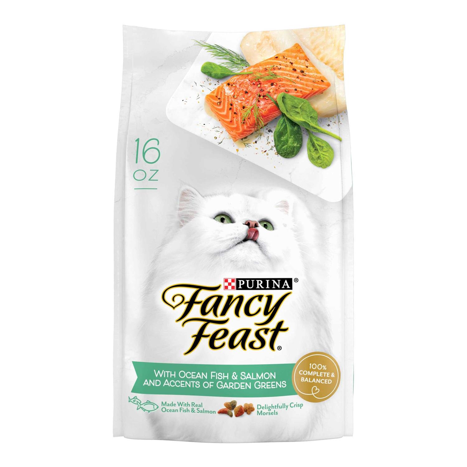 Fancy Feast Gourmet Ocean Fish and Salmon Dry Cat Food - Healthber