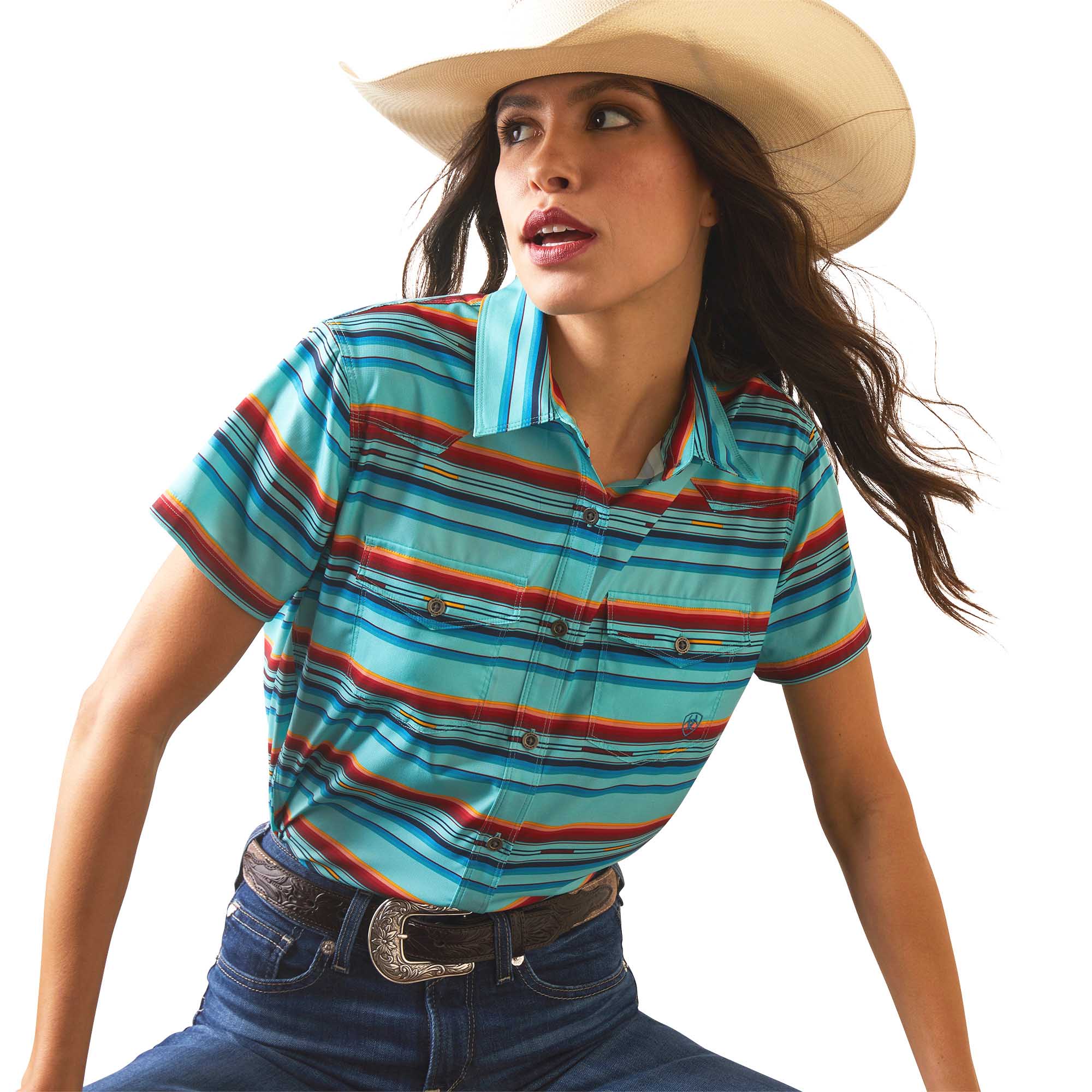 Ariat Western VenTek Short Sleeve Shirt - Healthber