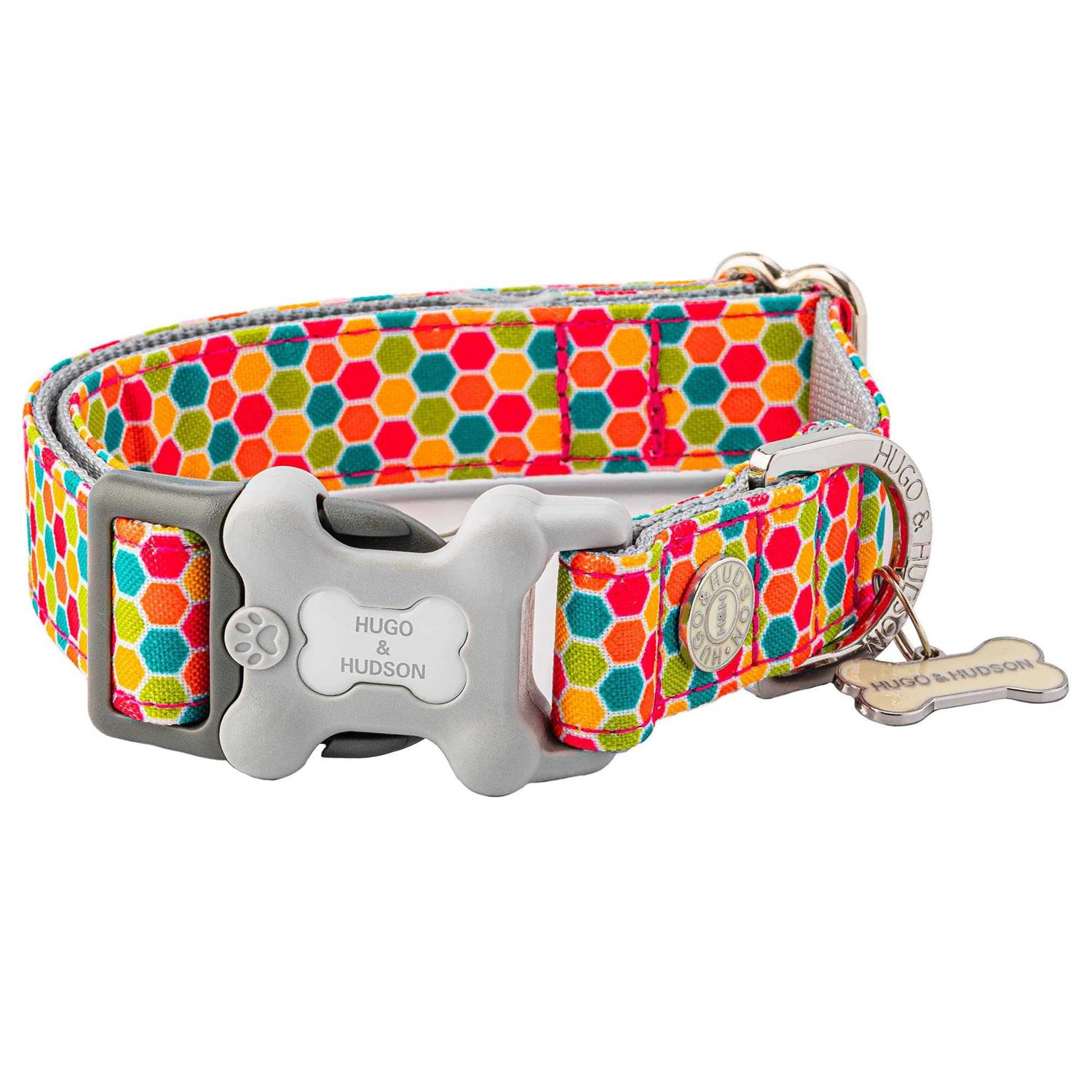 HUGO & HUDSON Fabric Nylon Dog Collar - Healthber