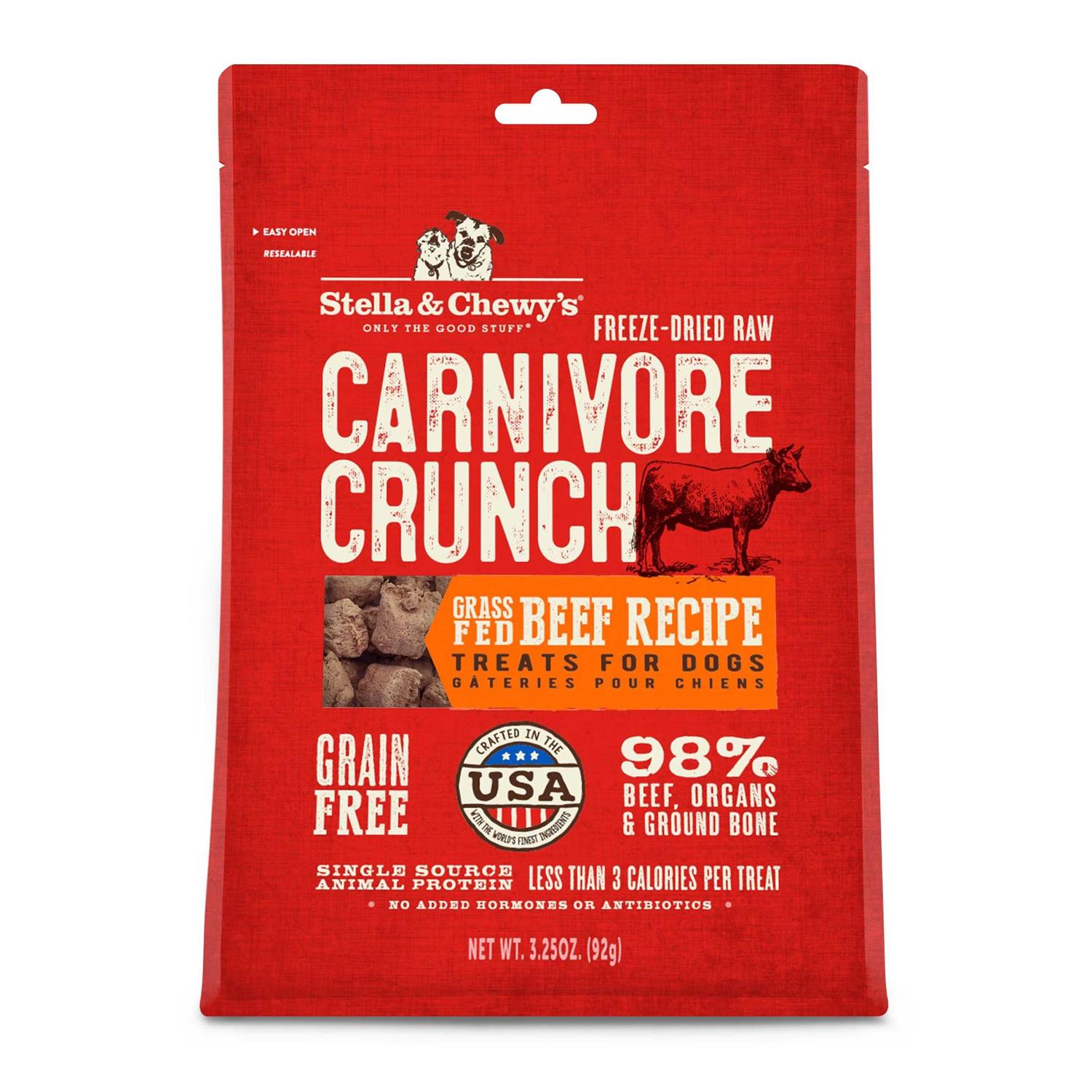 Stella & Chewy’s Carnivore Crunch Dog Treats - Healthber