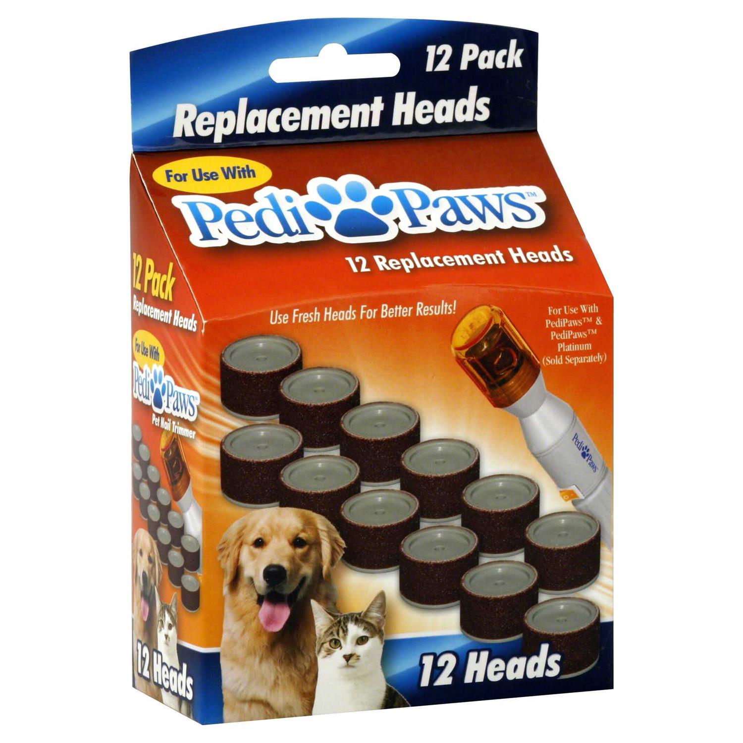 As Seen on TV Pedipaws Replacement Filing Heads 12 Replacement Heads - Healthber