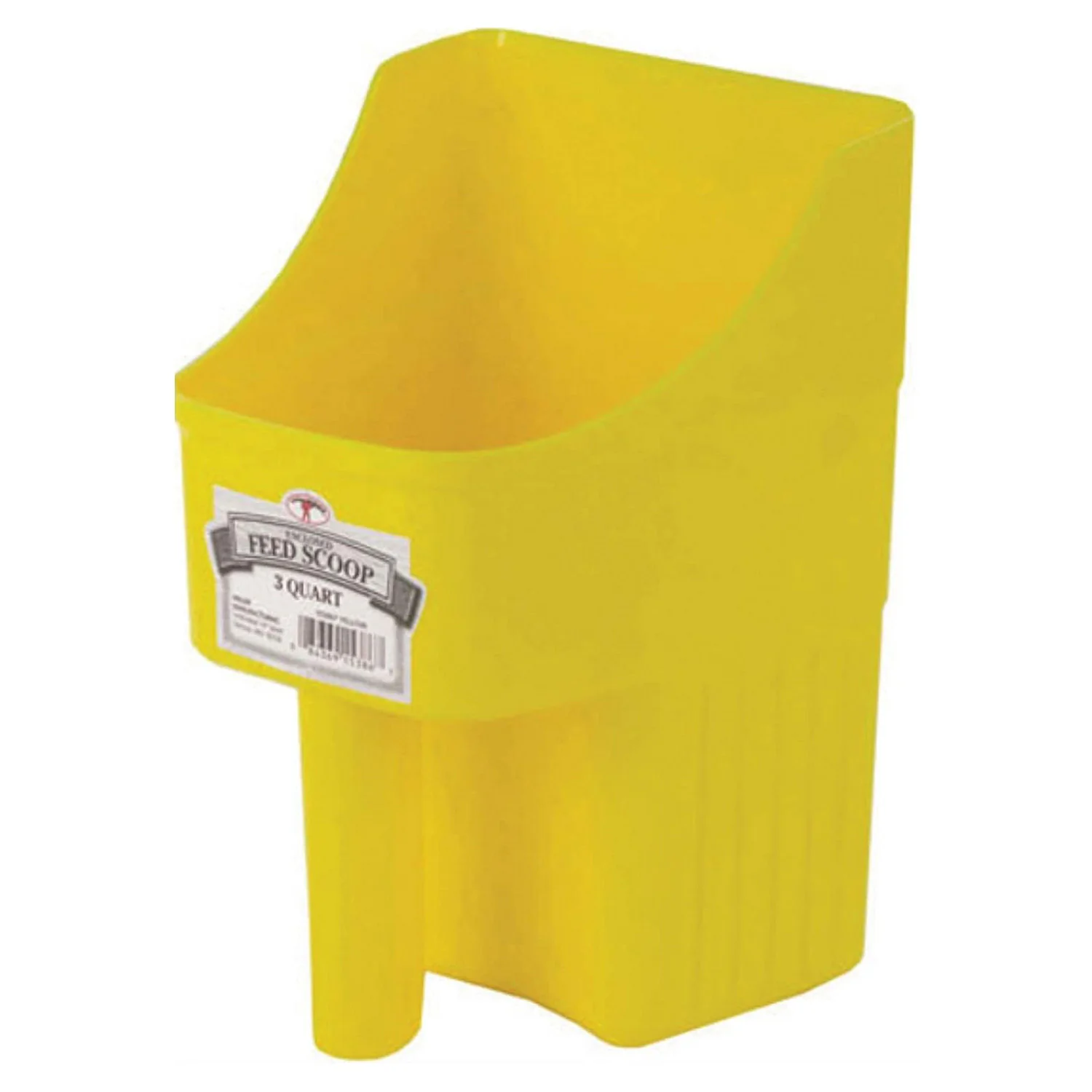 Plastic Enclosed Feed Scoop, 3 Quart - Healthber